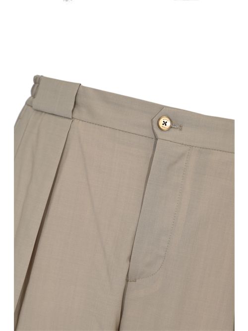 Pantaloni Portobellos in fresco lana Kaki BRIGLIA | PORTOBELLOS 30010800043